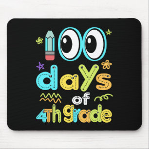 Mousepad Lápis 100 Dias Do 4º Grau 100º Dia Da Escola G