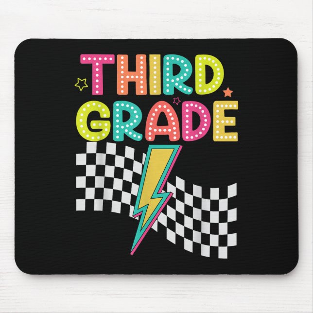 Mousepad Lápis De Lâmpada Do Professor De Terceiro Grau Te (Frente)