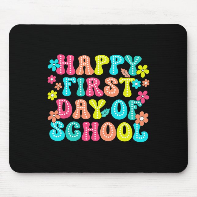 Mousepad Lápis Primeiro Dia De Aula Professor Crianças Ck T (Frente)