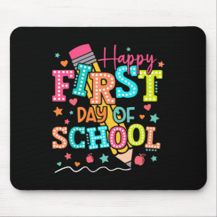 Mousepad Lápis Primeiro Dia De Aula Professor Crianças Volt