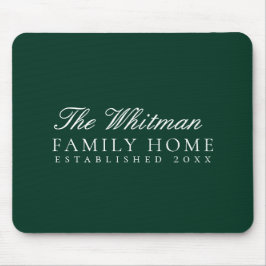 Mousepad Lar da Família Verde
