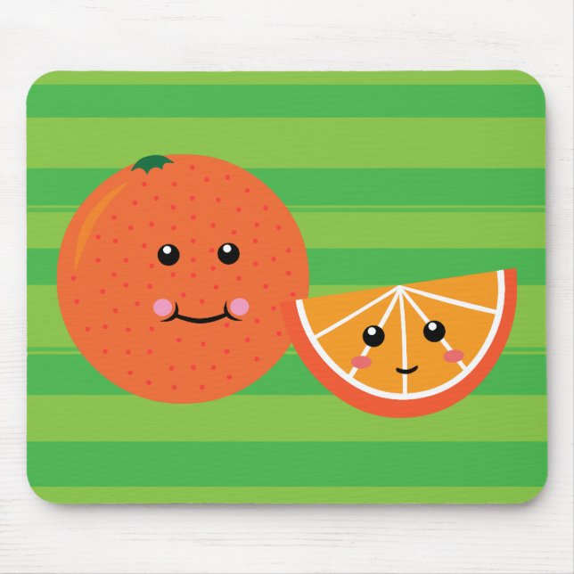 Mousepad Laranja-branca (Frente)