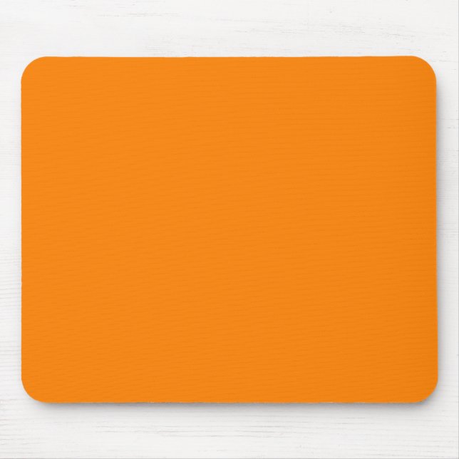 Mousepad Laranja Cor Sólida Minimalista (Frente)