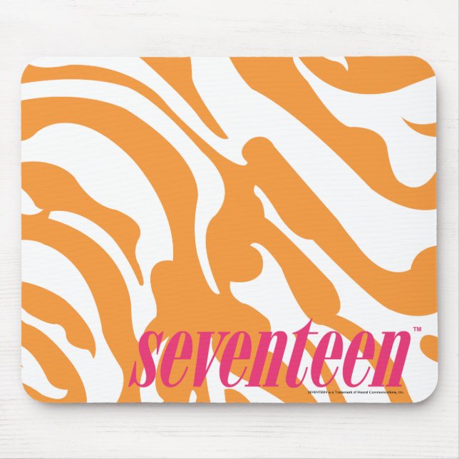 Mousepad Laranja da zebra (Frente)