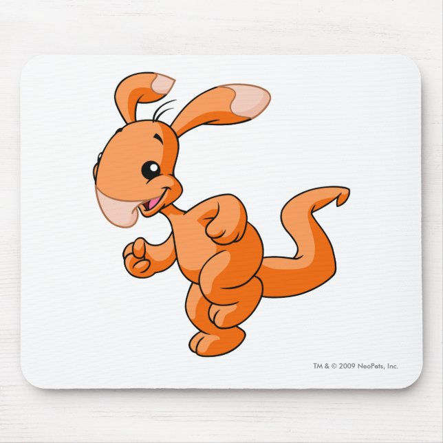 Mousepad Laranja de Blumaroo (Frente)