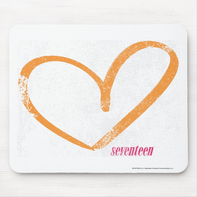 Mousepad Laranja de OpenHeart (Frente)