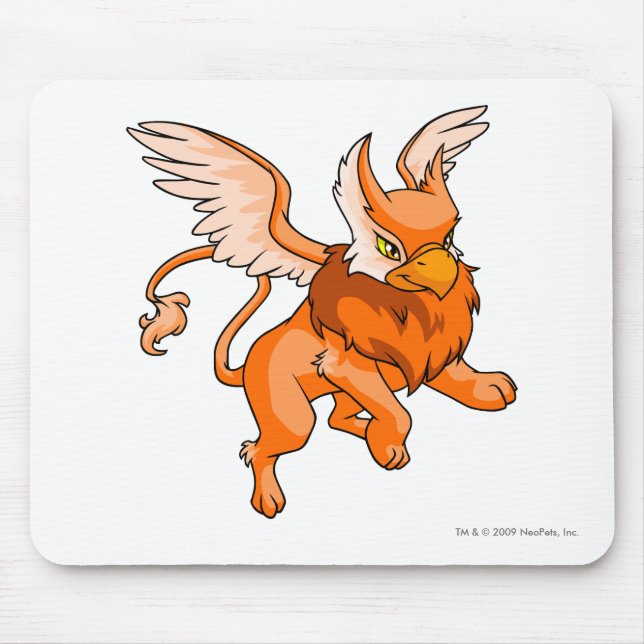Mousepad Laranja do Eyrie (Frente)