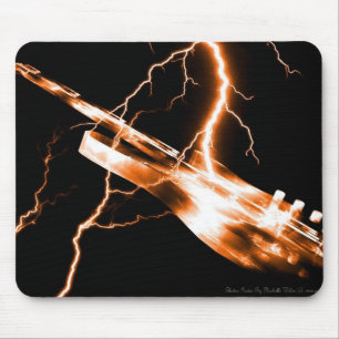 Mousepad Laranja-GUITAR ELÉTRICA