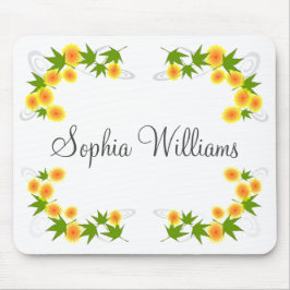 Mousepad Laranja-japonês branco