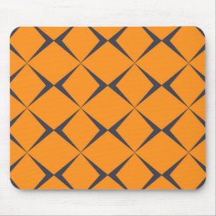 Mousepad Laranja, legal, simples, trendy, formas chevron