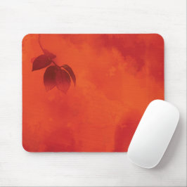 Mousepad Laranja Queimada - Leaf Abtract Autumn