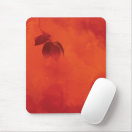 Mousepad Laranja Queimada - Leaf Abtract Autumn