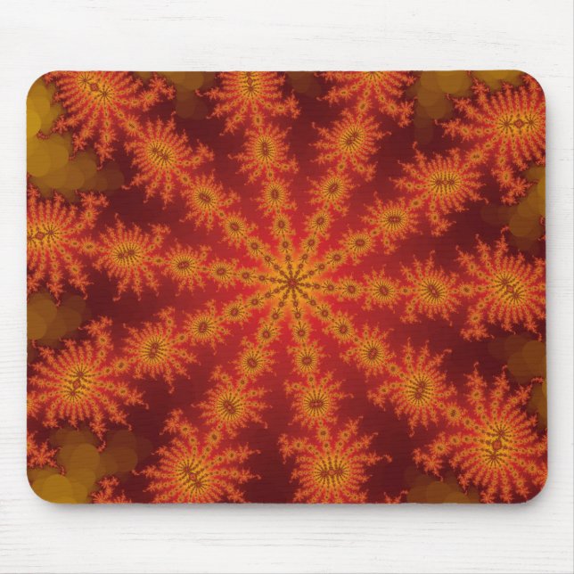 Mousepad Laranja Vermelho Decasteer (Frente)