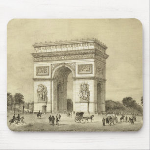 Mousepad L'Arc de Triomphe, Paris, gravada por Auguste Bry
