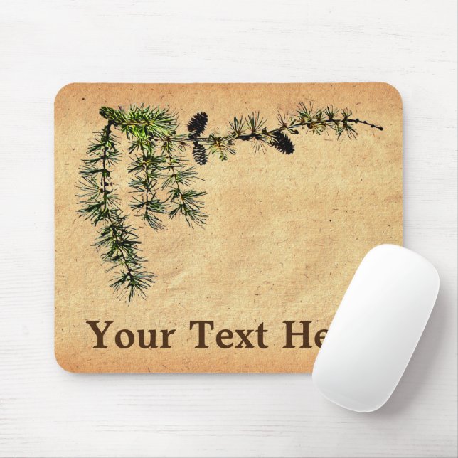 Mousepad Larch Branch (Com mouse)