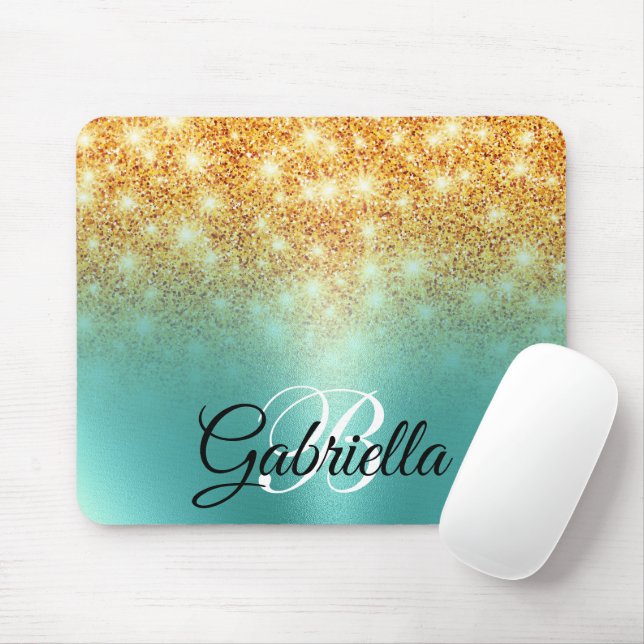 Mousepad Largura do Ouro de folha (Com mouse)