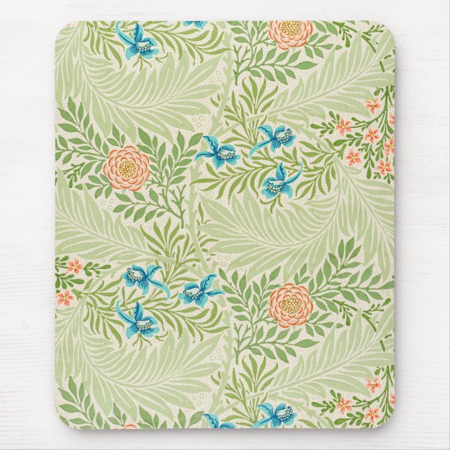 Mousepad Larkspur Pattern (por William Morris) (Frente)
