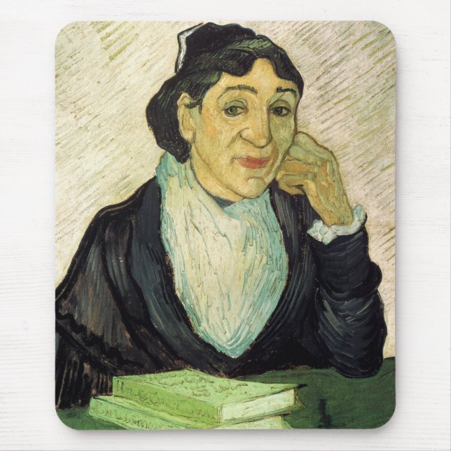 Mousepad L'Arlesienne (Madame Ginoux) por Vincent van Gogh (Frente)