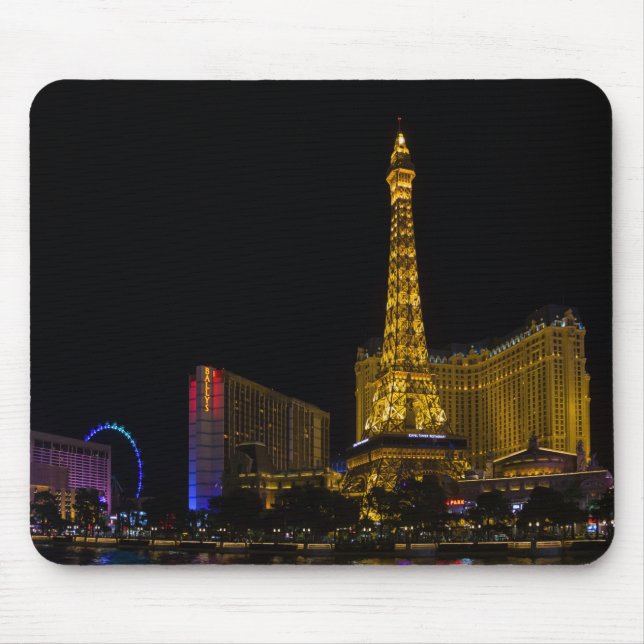 Mousepad Las Vegas à noite (Frente)