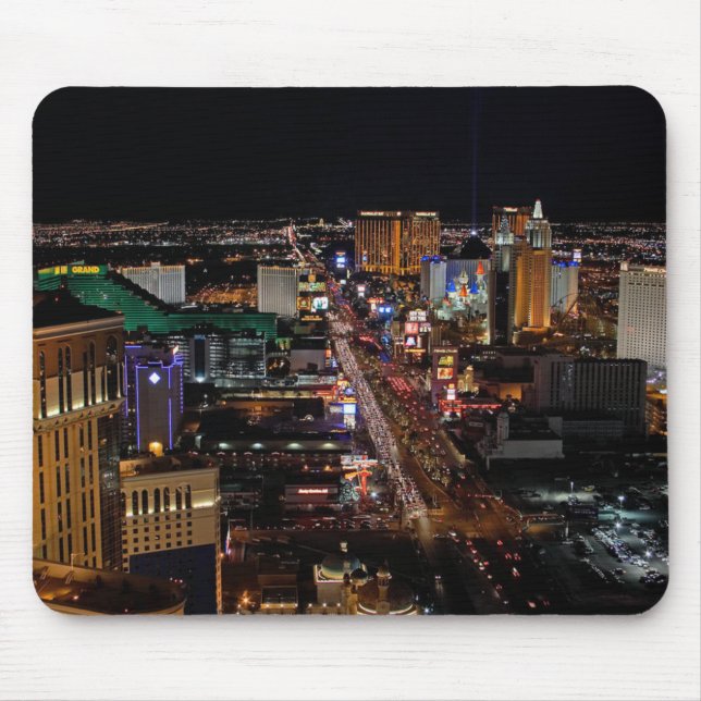 Mousepad Las Vegas na noite (Frente)