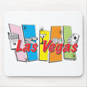 Mousepad Las-Vegas-Retro