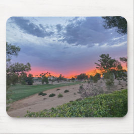 Mousepad Las Vegas Sunrise Over Desert Golf Course