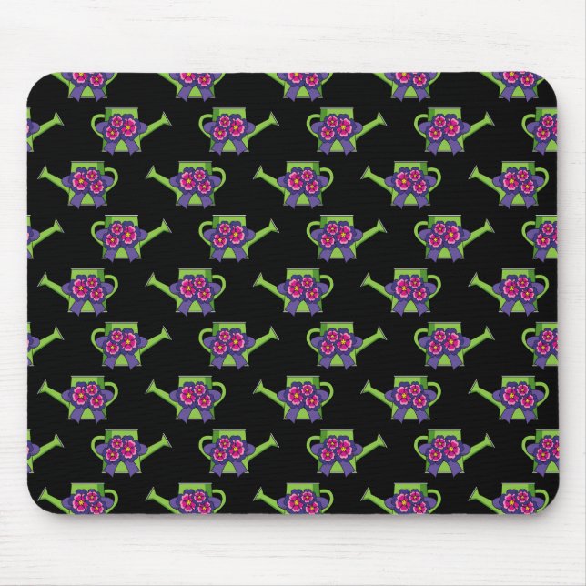 Mousepad Lata de água doce com Buquê de flores (Frente)