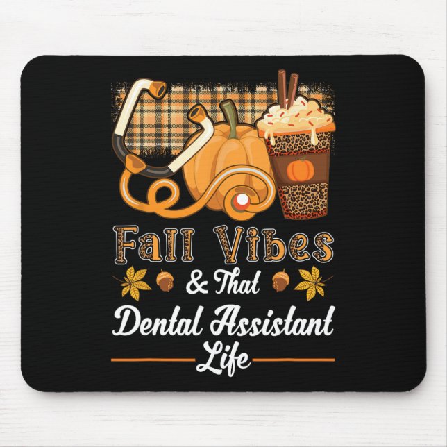 Mousepad Latão de Especiarias de Pumpkin de Vida Dentária e (Frente)