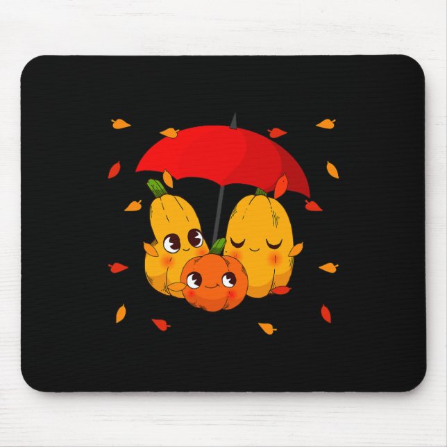Mousepad Latas Pumpkin Spice Queda Mulheres do Outono (Frente)