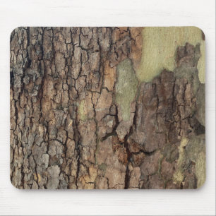 Mousepad Latido de árvore russa, padrão natural exterior