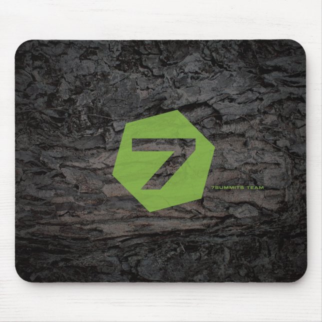 Mousepad latido do verde 7Summits (Frente)