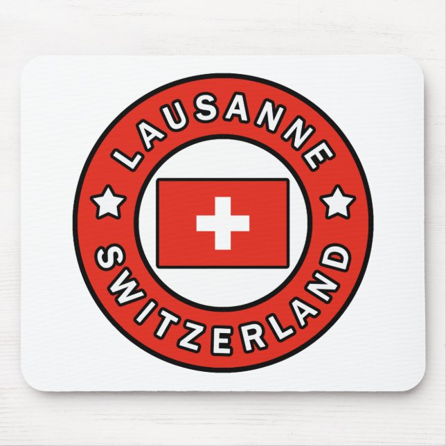 Mousepad Lausanne Suiça (Frente)