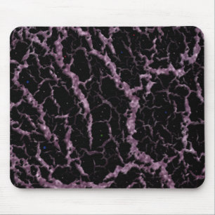 Mousepad Lava de espaço rachada - Cor-de-rosa brilhante
