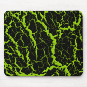 Mousepad Lava de espaço rachada - Limão