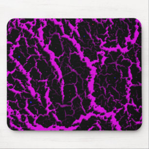 Mousepad Lava de espaço rachada - Rosa