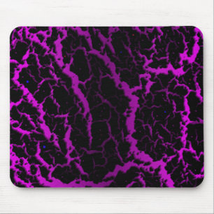 Mousepad Lava de espaço rachada - Rosa/Roxo