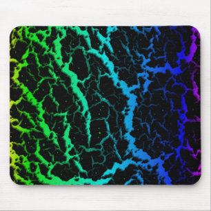 Mousepad Lava do Espaço Cracking - Arco-Íris YGCBP