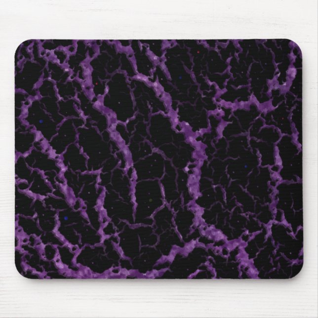 Mousepad Lava do Espaço Cracking - Roxo da Glitter (Frente)