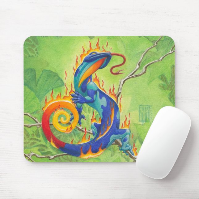 Mousepad Lava Salamander (Com mouse)