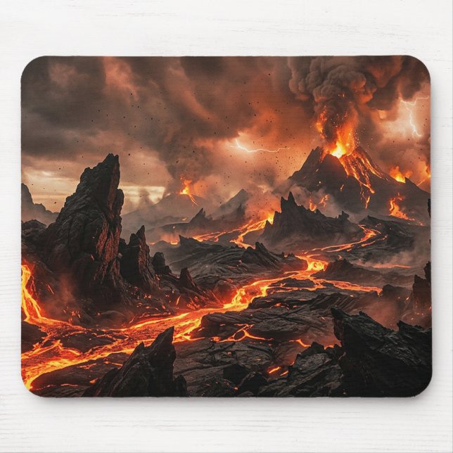 Mousepad Lava Vulcânica (Frente)