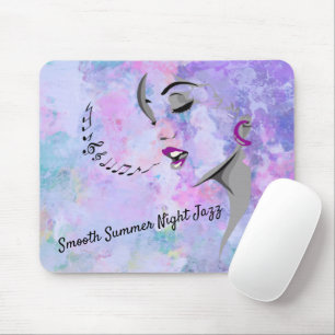 Mousepad Lavanda Abstrato de Jazz de Verão