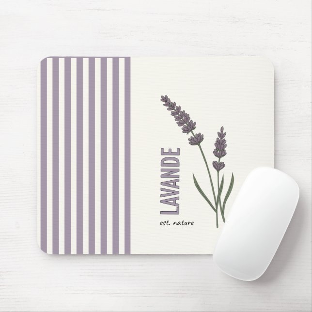 Mousepad Lavanda é. Natureza (Com mouse)