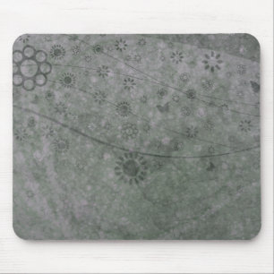 Mousepad Lavanda Flores e Borboletas Abstrato