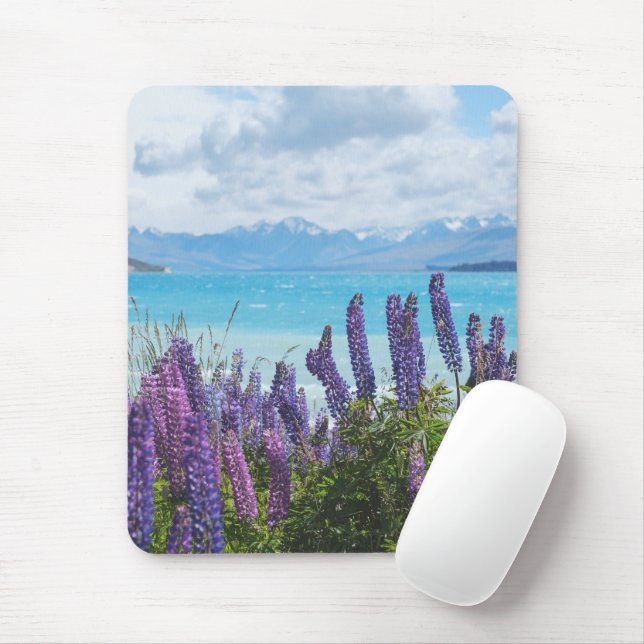 Mousepad lavanda na costa do lago (Com mouse)