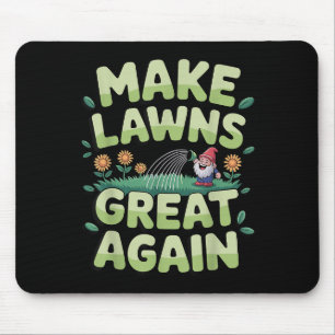 Mousepad Lawn Mower Novelelty Para Homens Mulheres Crianças