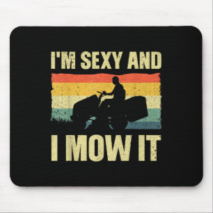 Mousepad Lawn Mower Novelelty Para Homens Mulheres Crianças