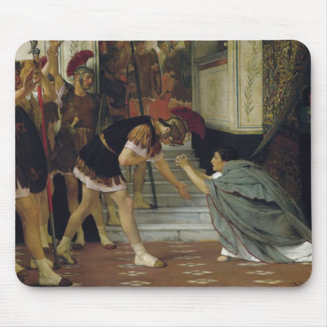 Mousepad Lawrence Alma-Tadema - Proclamando Claudius (Frente)