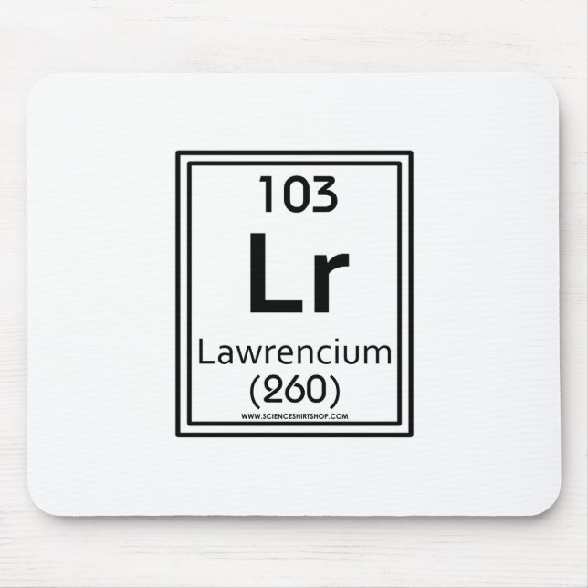 Mousepad Lawrencium 103 (Frente)