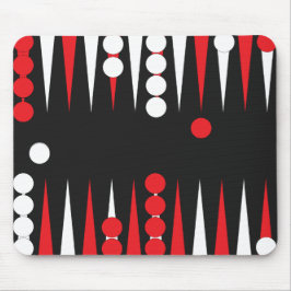 Mousepad Layout do Jogo do Jogador do Backgammon