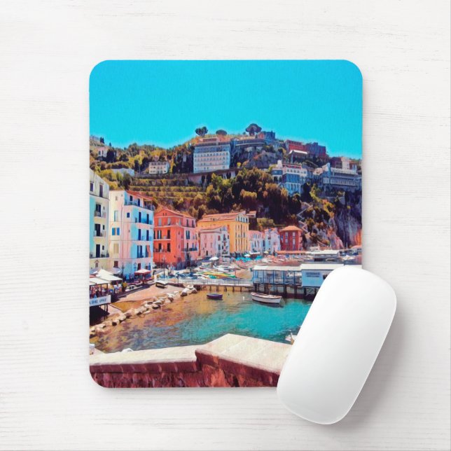 Mousepad ldp SORRENTO - panorama - praia - (Com mouse)